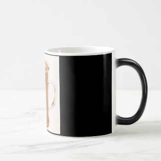 Schwarz/Weiß 11-Unze-verwandelnde Tasse