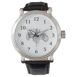 Schwarz-Weiß 1907 Cadillac Modell M Watch Armbanduhr