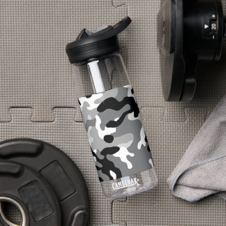 Schwarz/Weiß #2 Camouflage Camelbak Wasserflasche Trinkflasche