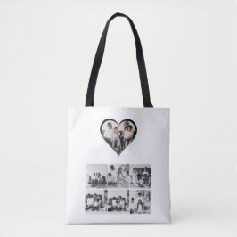 Schwarz-Weiß-7-FotoCollage Tasche