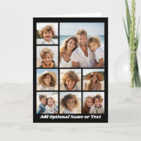 Schwarz-Weiß-9-Fotoleime für benutzerdefinierte Mo