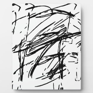 Schwarz-weiß abstrakt fotoplatte