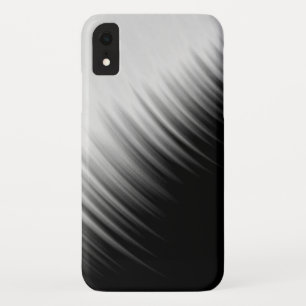 Schwarz-Weiß-Abstraktes Streifenmuster Case-Mate iPhone Hülle