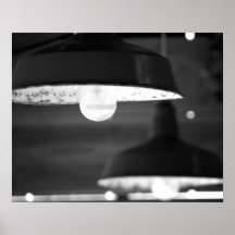 Schwarz & Weiß Alte, rostende Lichter mit 16x20