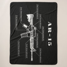 Schwarz-Weiß-AR-15-Teile-Kennzeichnung 