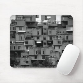 Schwarz-Weiß-Architektur- Mousepad