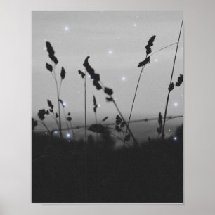 Schwarz-Weiß-Ästhetik Poster