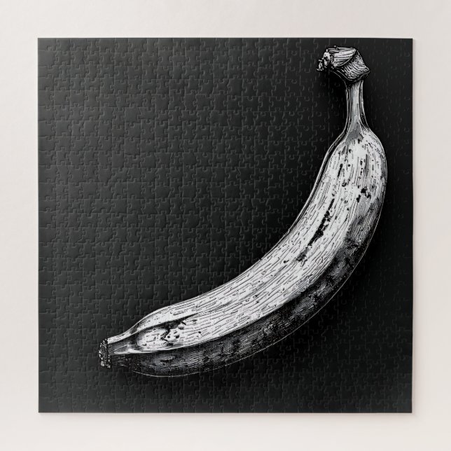 Schwarz-Weiß-Banane (Vertikal)