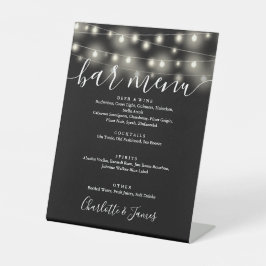 Schwarz-Weiß-Bar Sockelschild