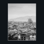Schwarz-Weiß-Barcelona Postkarte<br><div class="desc">Barcelona,  Spanien</div>
