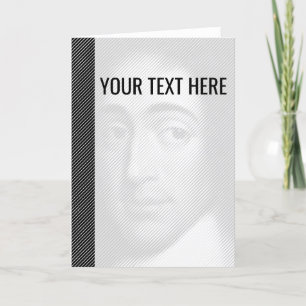 Schwarz Weiß Baruch Spinoza Porträt Ankündigung