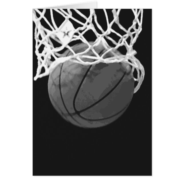 Schwarz-Weiß-Basketball (Vorne)