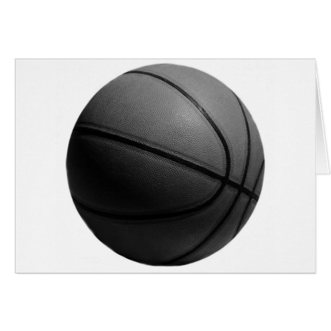 Schwarz-Weiß-Basketball (Vorderseite (Horizontal))