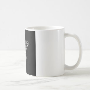 Schwarz-Weiß-Basketball Kaffeetasse
