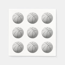 Schwarz-Weiß-Basketball