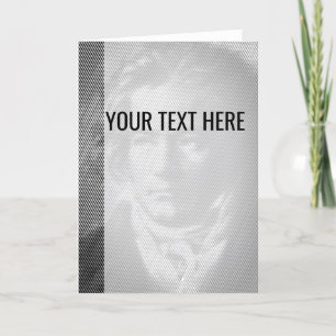 Schwarz Weiß Beethoven-Portrait-Ankündigung Ankündigung