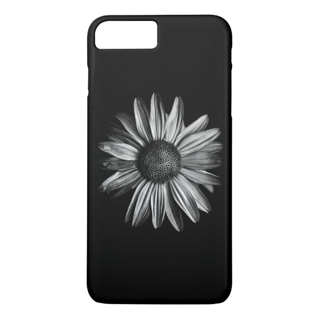 Schwarz-Weiß-Blume 18 Case-Mate iPhone Hülle (Rückseite)