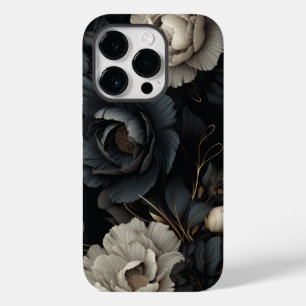 Schwarz-Weiß-Blume Case-Mate iPhone 14 Pro Hülle