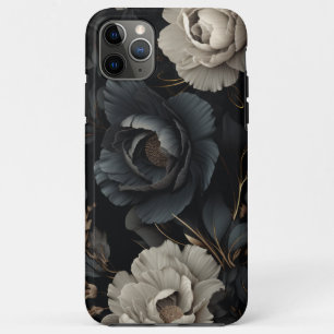 Schwarz-Weiß-Blume Case-Mate iPhone Hülle