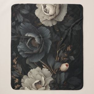 Schwarz-Weiß-Blume Sherpadecke