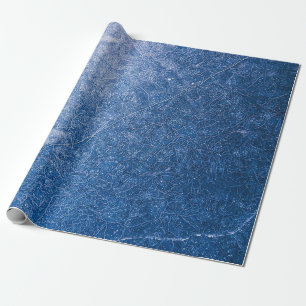 Schwarz-Weiß-Blumentextilien Geschenkpapier