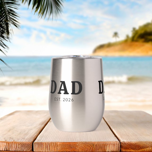 Schwarz-Weiß-Bold-Papa-Etabliert (Strand (gedreht))