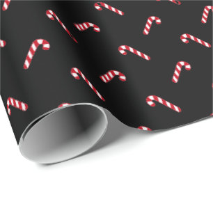 Schwarz-Weiß-Bonbons niedlich Geschenkpapier