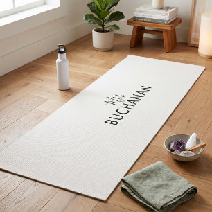 Schwarz-Weiß-Brautparty Yogamatte