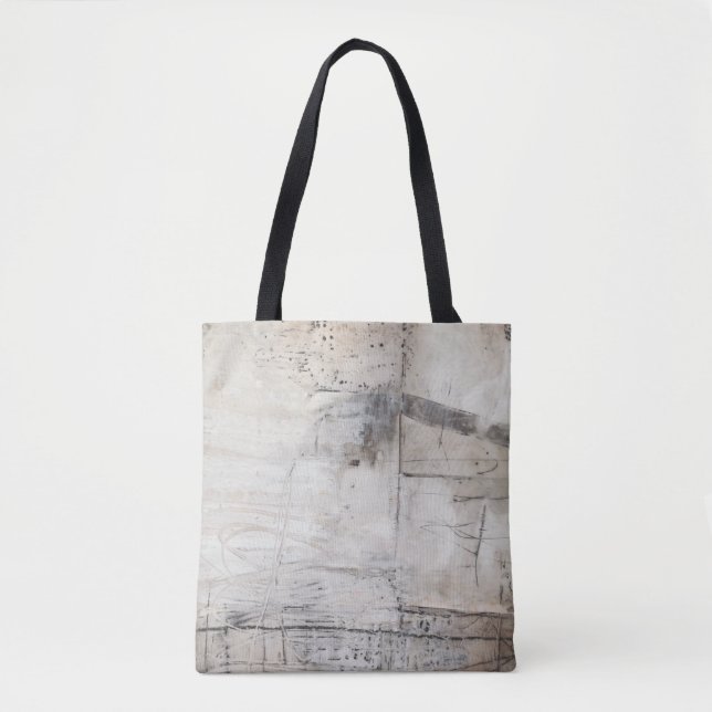 Schwarz-weiß & Bronze Tasche (Vorderseite)