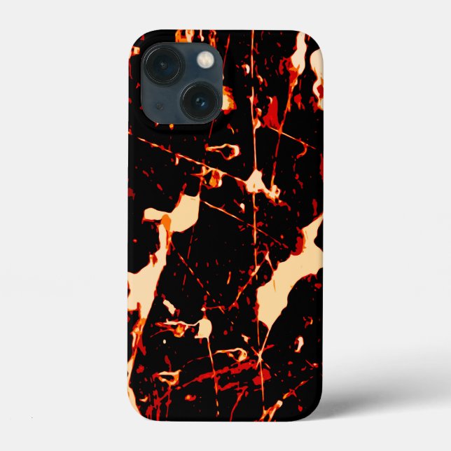 Schwarz-weiß Case-Mate iPhone Hülle (Rückseite)