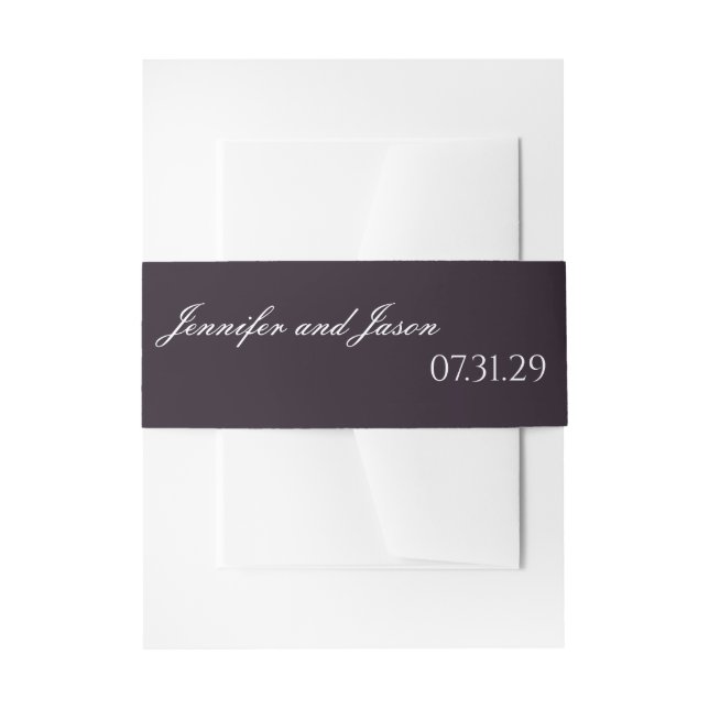 Schwarz-Weiß-Celestial Einladungsbanderole (Vorderseite Beispiel)