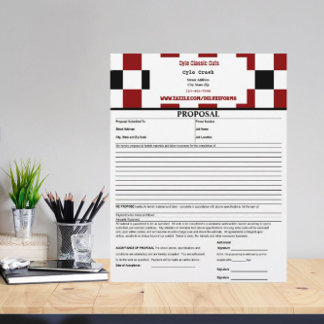 Schwarz-Weiß-Checkliste Briefbogen
