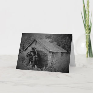 "Schwarz-Weiß-Como-Hütte" - Well Card Karte