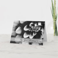 Schwarz-Weiß Dahlia Blended Family Wedding