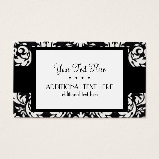 Schwarz-Weiß-Damast (Vorderseite)