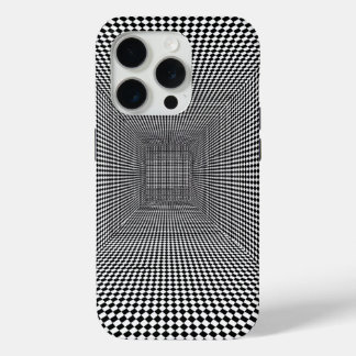 Schwarz-Weiß-Design mit optischer Täuschung Case-Mate iPhone Hülle