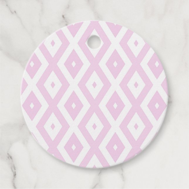 Schwarz-Weiß-Diamant Geschenkanhänger (Vorderseite)