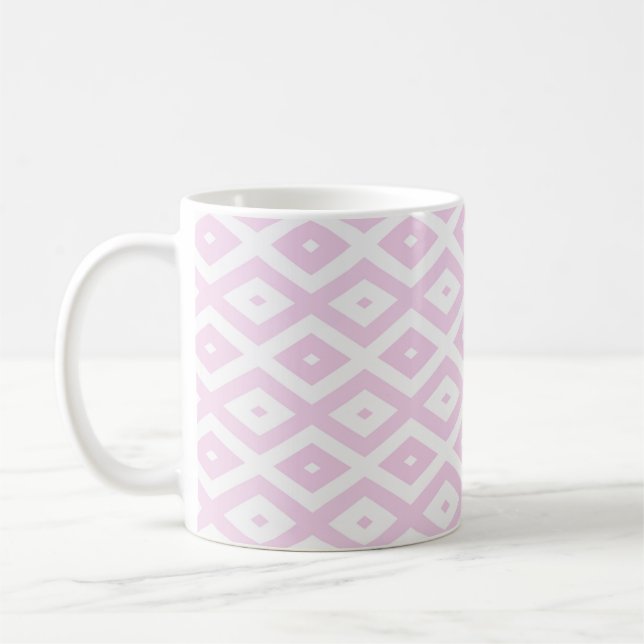 Schwarz-Weiß-Diamant Kaffeetasse (Links)