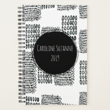 Schwarz-Weiß-Doodle