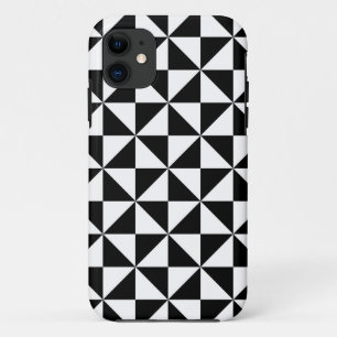 Schwarz-Weiß-Dreieck-Muster Case-Mate iPhone Hülle