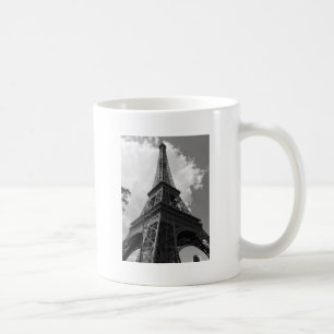 Schwarz-Weiß-Eiffelturm in Paris Kaffeetasse