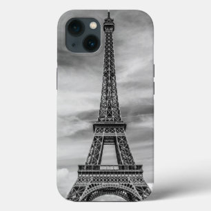 Schwarz-Weiß-Eiffelturm Paris Frankreich iPhone Hülle