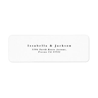 Schwarz-Weiß-Einfache Minimalistisch-Chic-Hochzeit