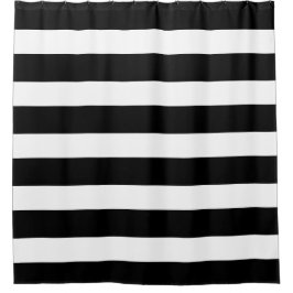 Schwarz-weiß einstellbare PixDezines DIY Duschvorhang