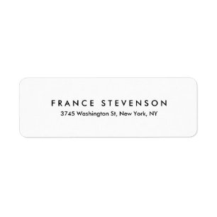 Schwarz-weiß einzigartig Moderne Chic Legible