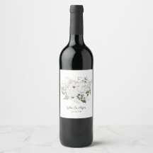 Schwarz-Weiß Elegante Blumenstrauß Modern