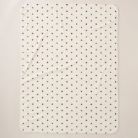 Schwarz-Weiß-Elfenbein-Polka-Punkt-Muster Retro