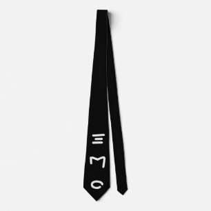 Schwarz-weiß - Emo - Neck Tie Krawatte