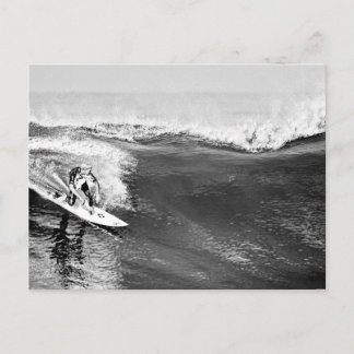 Schwarz-Weiß-Entscheidungen Postkarte