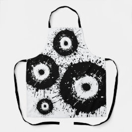 Schwarz-Weiß-Evil Schürze